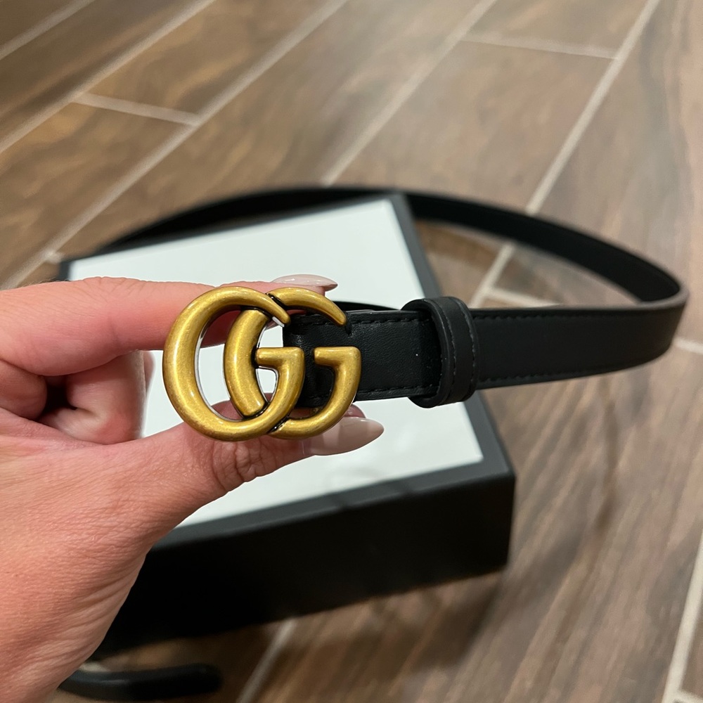 AUTHENTIC Gucci Marmont Leather Belt